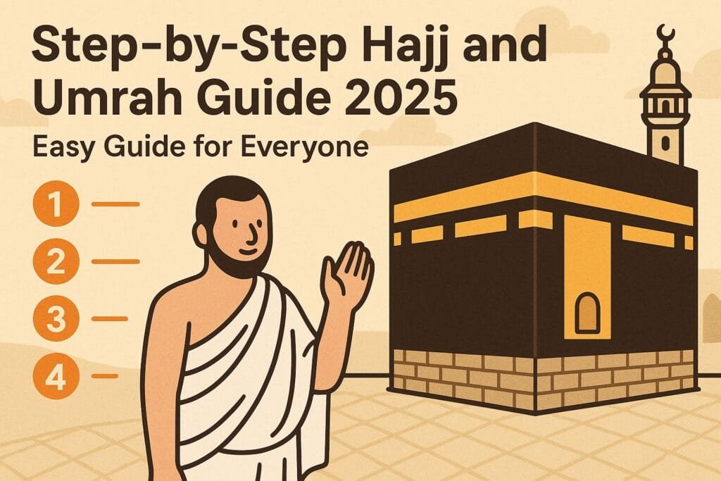 Step by step Hajj and Umrah guide 2026
