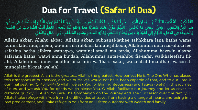 important Duas for Hajj and Umrah