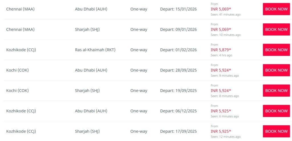 Air Arabia Super Seat Sale 2025