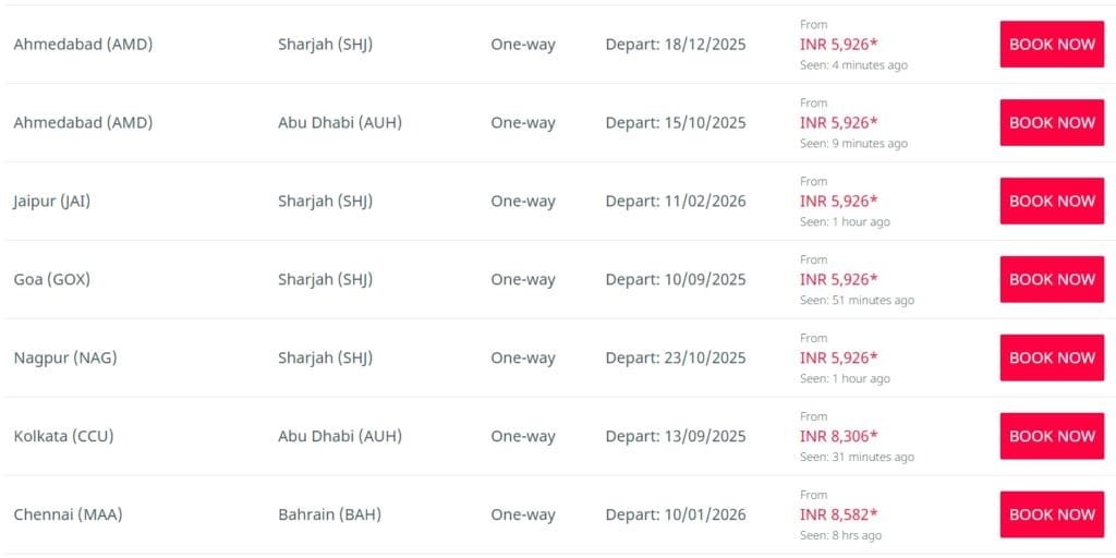 Air Arabia Super Seat Sale 2025