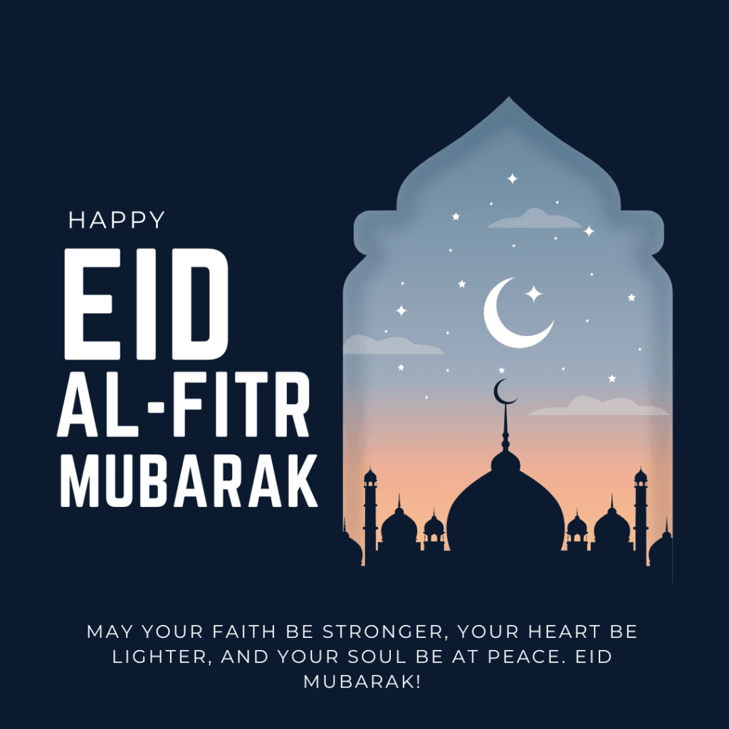 Eid ul Fitr Mubarak Wishes in English