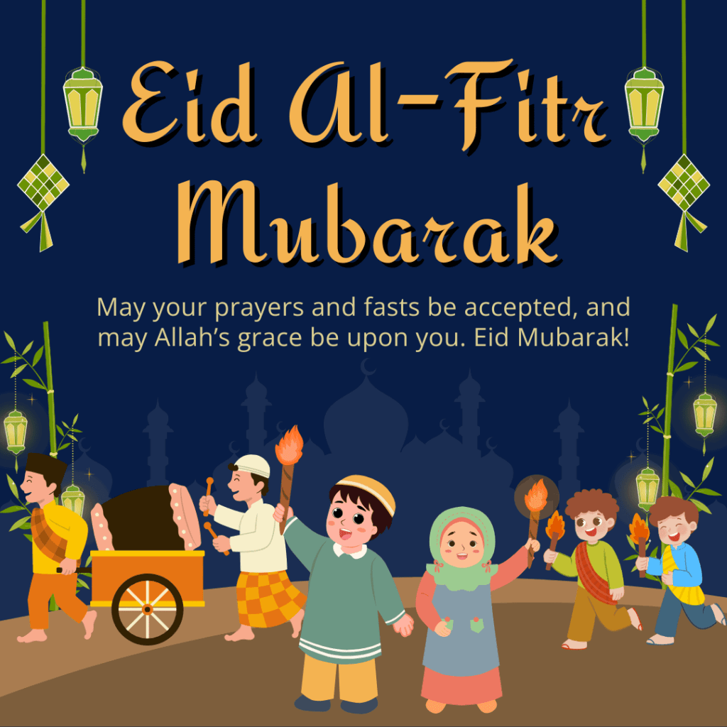 Eid ul Fitr Mubarak Wishes in English