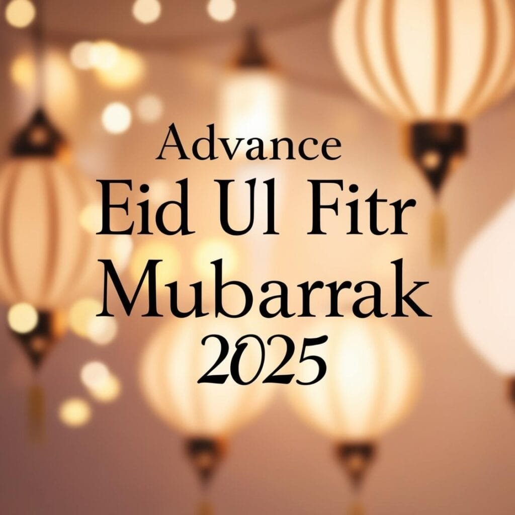 Advance Eid Ul Fitr Mubarak 2025