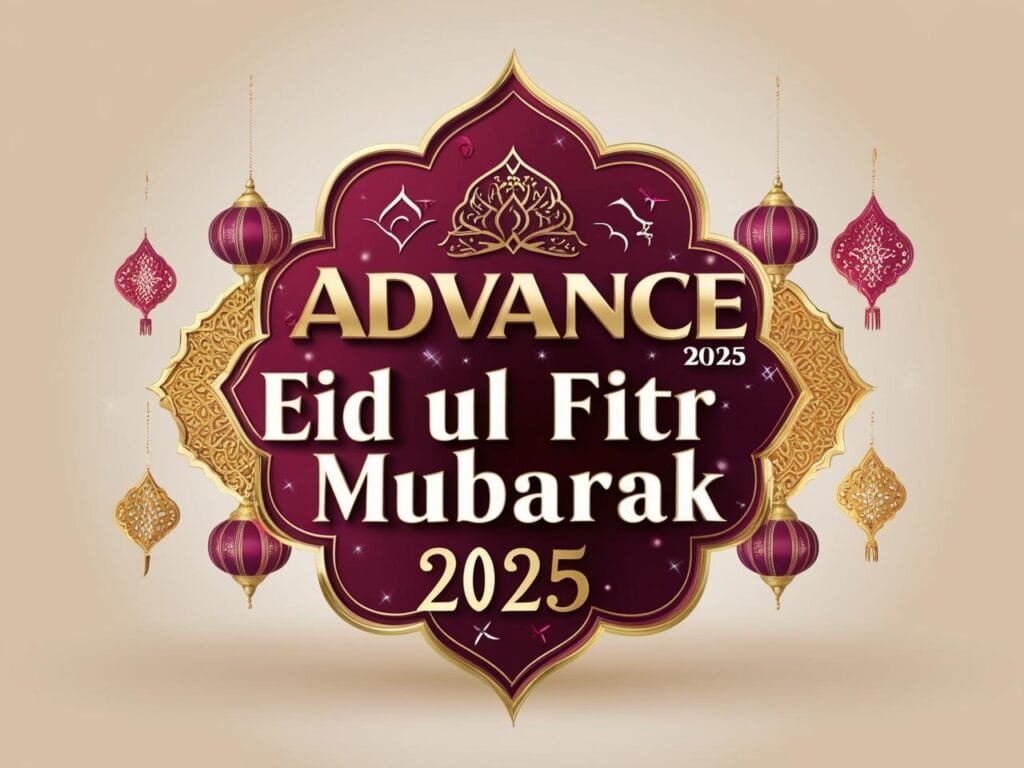 Advance Eid Ul Fitr Mubarak 2025