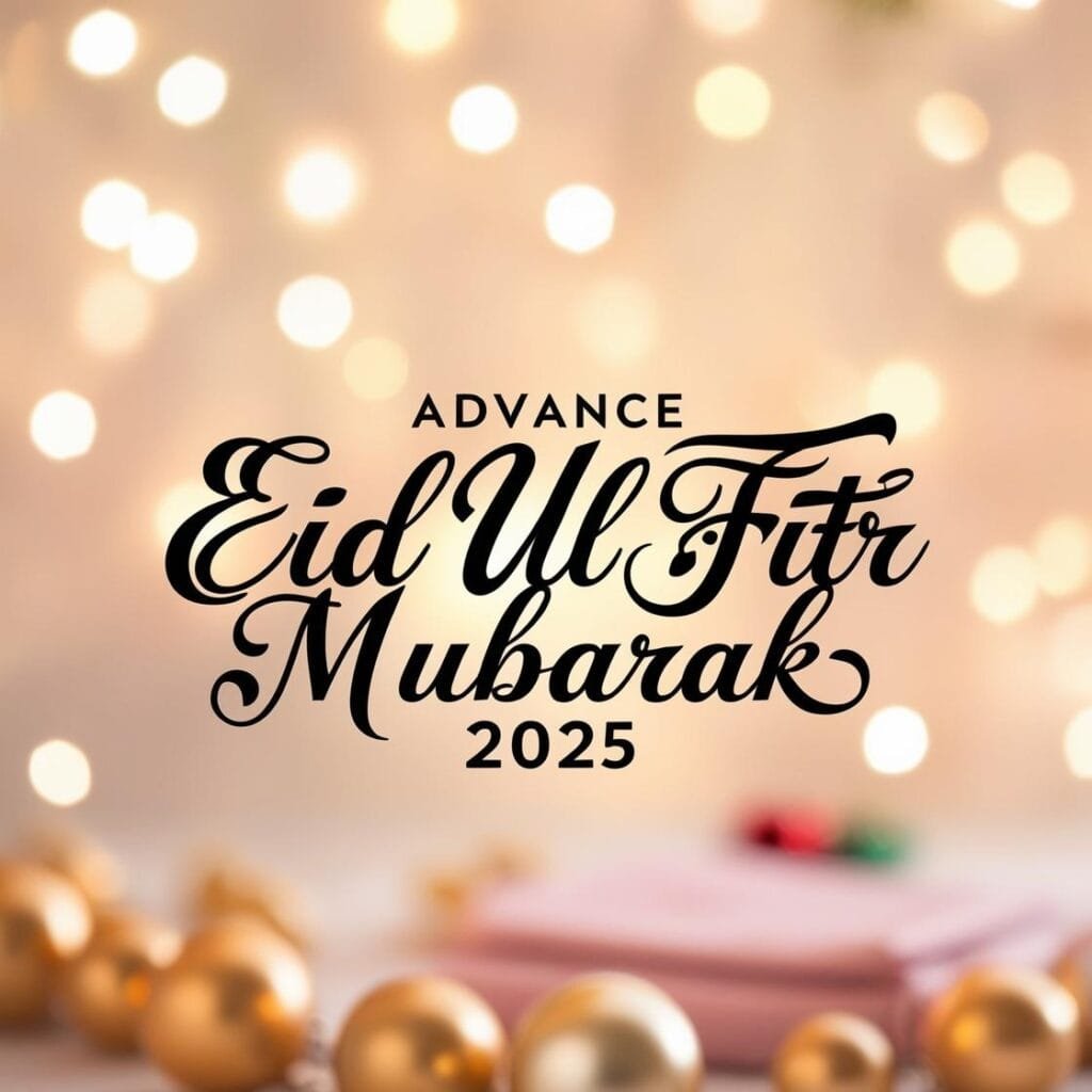 Advance Eid Ul Fitr Mubarak 2025