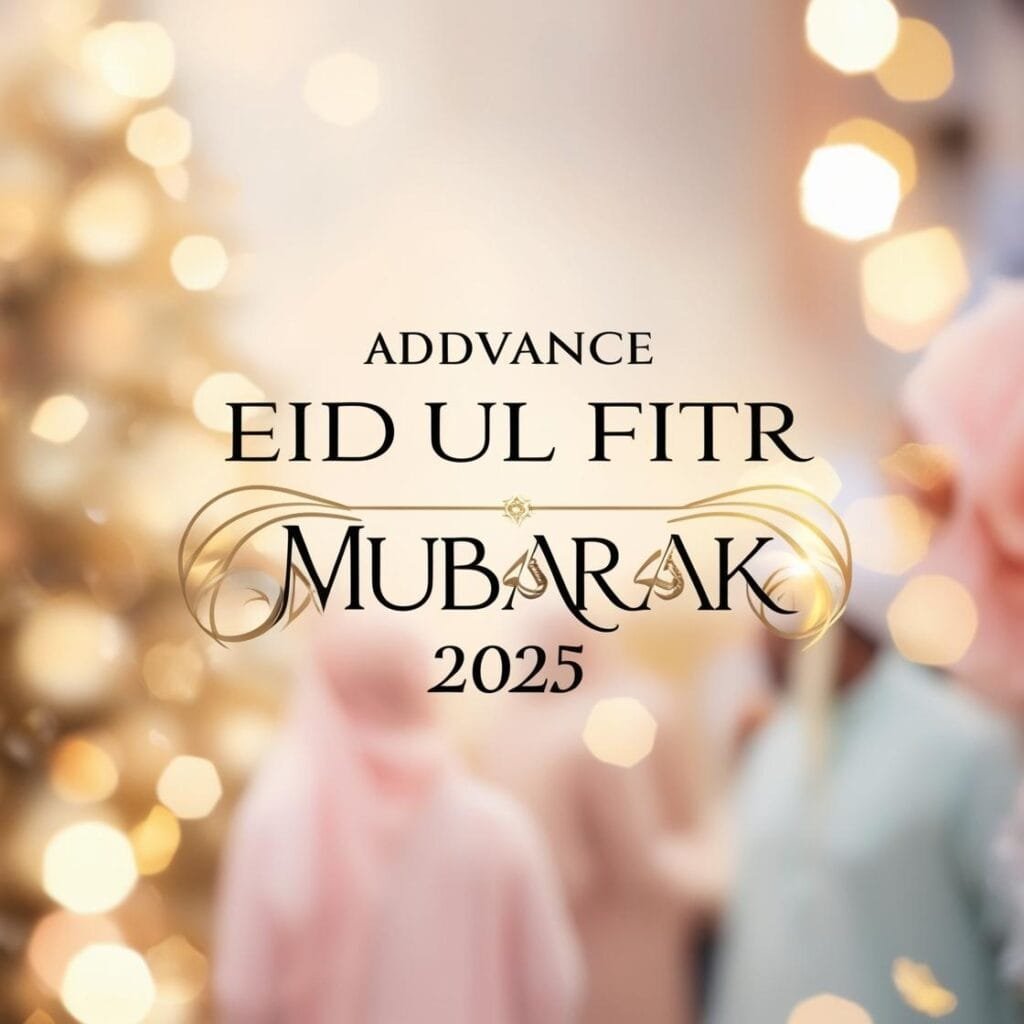 Advance Eid Ul Fitr Mubarak 2025