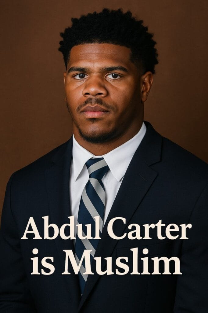 Abdul Carter is Muslim  NFL Linebacker-2025